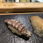 寿司のあおやま - 三河のシャコ｡今年初めて