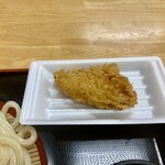手打うどん 三徳 - とり天140円