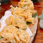 串幸 - 海老のかき揚げです