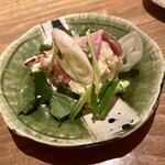 板蕎麦 香り家 - 合鴨ポテトサラダ