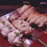 Kushiyaki Ba Chako - Chicken Breast with Wasabi, Chicken Thigh, Chicken Wings