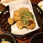 洋風居酒屋 味明亭 - たこの天ぷら