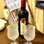 洋風居酒屋 味明亭 - ボトルワイン赤