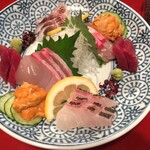 料亭 一力 - お造り　長崎はさすがに魚がイイ