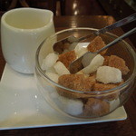 砂糖もお洒落です