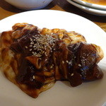 駅西ホルモン - とんちゃんミックス　\290