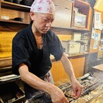 かぶと - 焼き場と大将