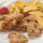 函館 海や - 鶏唐揚げ＆フライドポテト
