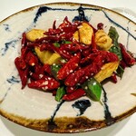 KOBAYASHI - 【茄子の唐揚げ　山椒唐辛子風味】