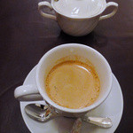 Youshoku Resutoran Rokki - ランチ付属のドリンクにホットコーヒー選択