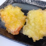 呑龍うどん 恋 - かしわ天￥190