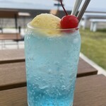 ALOHA TERRACE - 青色のしゅわしゅわクリームソーダ