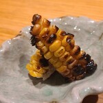 地葉はなれ - 焼きとうもろこし