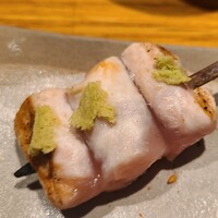 地葉はなれ - ササミ(中がレアでめちゃ美味しい)