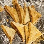 鉄板焼きお好み焼き いずみ - 食パン焼き