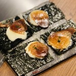 鉄板焼きお好み焼き いずみ - カチョカバロチーズの磯辺焼き