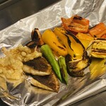 鉄板焼きお好み焼き いずみ - 季節野菜炒め