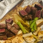 鉄板焼きお好み焼き いずみ - 宮崎牛モモステーキ