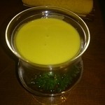 ヒロステーキハウス - カボチャの冷製スープ！！