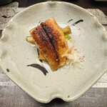 髙橋 謙太郎 - 鰻。ごぼう、ミョウガ、金針菜と共に。