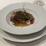 オザワ - 牛肉とナスの冷製