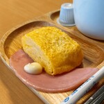 おにぎりカフェ よってこ米！！ - だし巻き卵　ハム