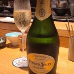 地葉はなれ - シャンパン2本目