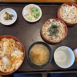 たか徳 - カツ丼　割子そば　　　　　1580円