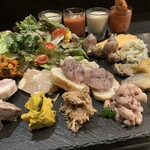 トラットリア ジュリエーゼ ダ エンメ - 前菜の盛り合わせ（２人前）