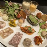 トラットリア ジュリエーゼ ダ エンメ - ディナータイム　前菜の盛り合わせ（アラカルト）