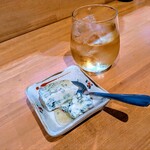 はな花 - ブルーチーズ　角オンザロックダブル