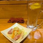 はな花 - 豆腐野菜チューリップチャンプル(２回目）角ハイボール