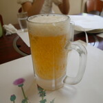 ステーキハウス 楽園 - 今日は呑める～生ビール♡