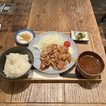 ARK HiLLS CAFE - 豚の生姜焼き定食1,450円