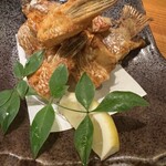 楽土 - 鯛カマの竜田揚げ