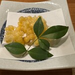 楽土 - とうもろこしの天ぷら