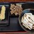 手打ちセルフうどん 海侍 - 料理写真:肉ぶっかけ 冷（小）、ちくわ天