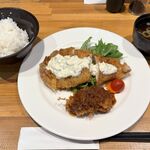 洋食屋 うおひろ - デミカツ＆チキン南蛮ランチ