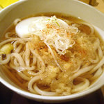 手打ち蕎麦・うどん 彩め - 「小海老天丼セット」たぬきうどん