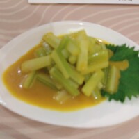 天厨菜館 銀座店 - セロリの辛子和え