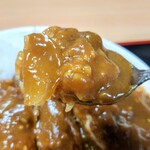 赤城食堂 - かつカレーのカレーリフト