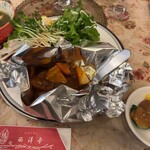 西洋亭 - チキンレモンとハンバーグのランチ2種(1250円)