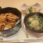 日本料理 山崎 - ランチの煮鰻(1尾)と肝吸い