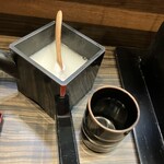 蕎麦 やすたけ - 蕎麦湯