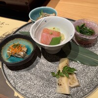 鹿児島華蓮 銀座店 - 前菜盛り合わせ