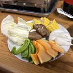 炭火焼肉いちゃりば兄弟 - 焼き野菜