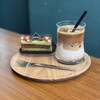 ディゾン - ガトーピスタチオ　アイスカフェラテ