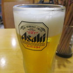 Chuuka Ryouri Ho - 180円の生ビールはジョッキで供されます