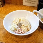 中華そば 児ノ木 - 鶏油和え玉