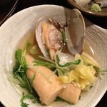 稲荷町髙はし - アサリと筍とキャベツ